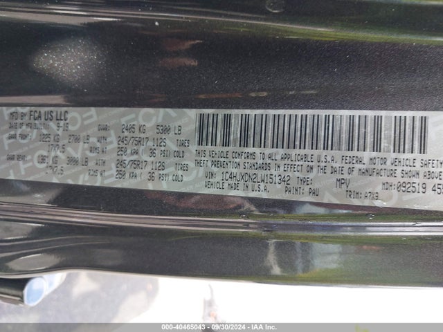 1C4HJXDN2LW151342 Jeep Wrangler Unlimited Sport S 4x4