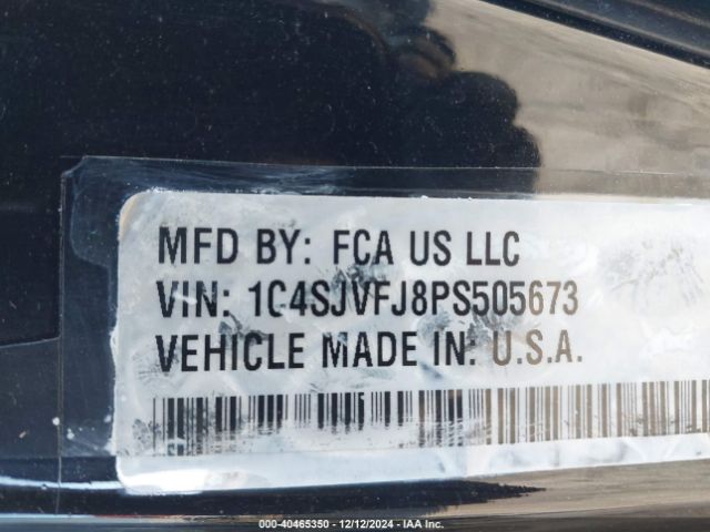 2023 JEEP GRAND WAGONEER 1C4SJVFJ8PS505673 Photo 8