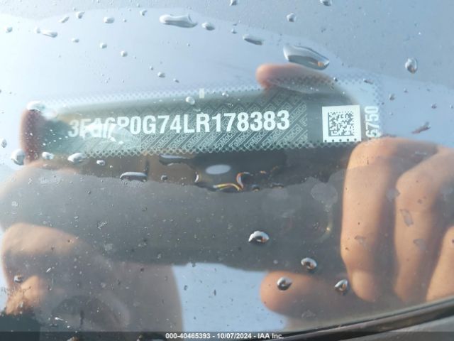 3FA6P0G74LR178383 Ford FUSION S