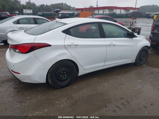 5NPDH4AEXGH662998 Hyundai ELANTRA SE