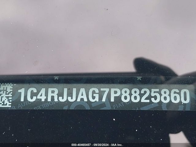 1C4RJJAG7P8825860 Jeep Grand Cherokee L Laredo 4x2