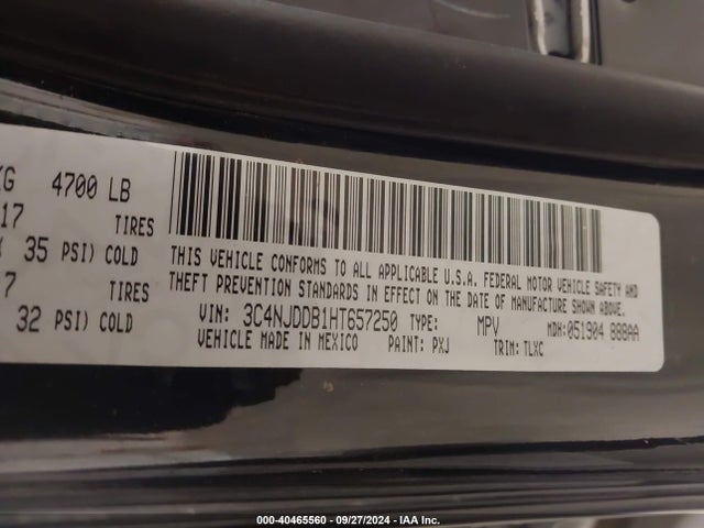 3C4NJDDB1HT657250 Jeep New Compass Trailhawk 4x4