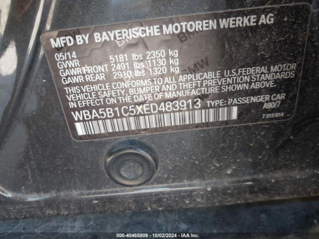 WBA5B1C5XED483913 BMW 535i