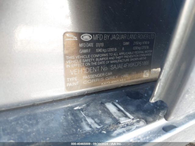 SAJAE4FX6KCP51866 Jaguar Xe 25t Prestige