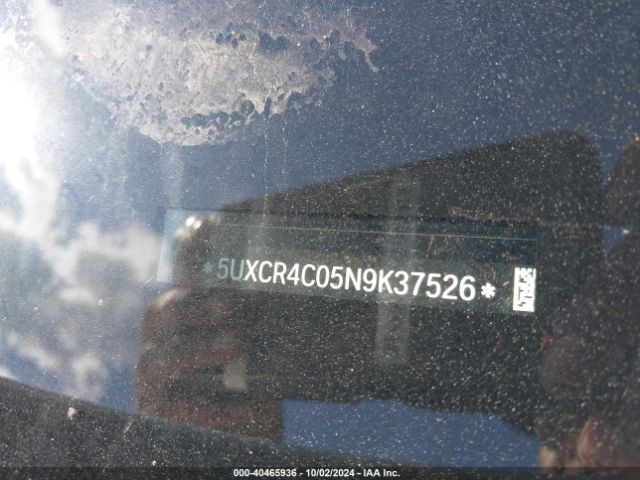 5UXCR4C05N9K37526 BMW X5 Sdrive40i