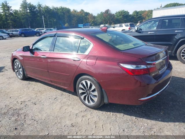 JHMCR6F56HC013093 Honda Accord Hybrid Ex-l