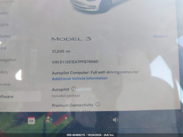 5YJ3E1EA7PF676690 Tesla Model 3 Rear-wheel Drive
