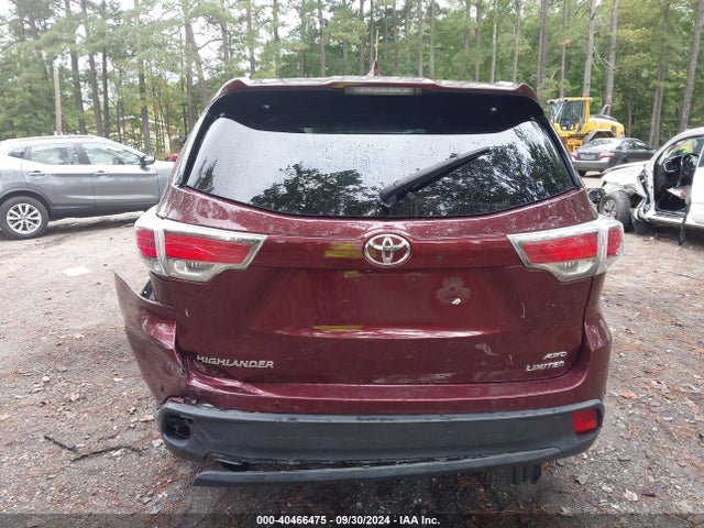5TDDKRFHXFS082578 Toyota Highlander Limited V6