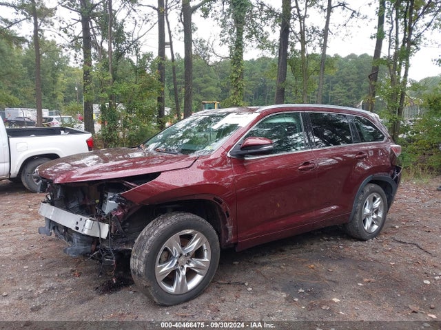 5TDDKRFHXFS082578 Toyota Highlander Limited V6