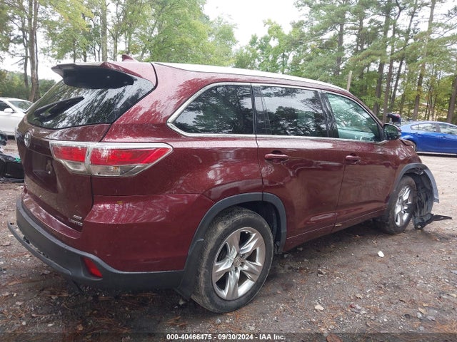 5TDDKRFHXFS082578 Toyota Highlander Limited V6