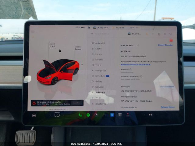 5YJ3E1EA9PF608567 Tesla Model 3 Rear-wheel Drive