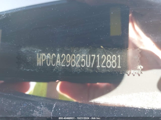 2005 PORSCHE BOXSTER WP0CA29825U712881 Photo 8