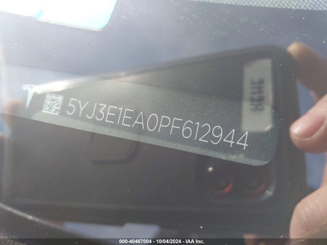 2023 TESLA MODEL 3 5YJ3E1EA0PF612944 Photo 8