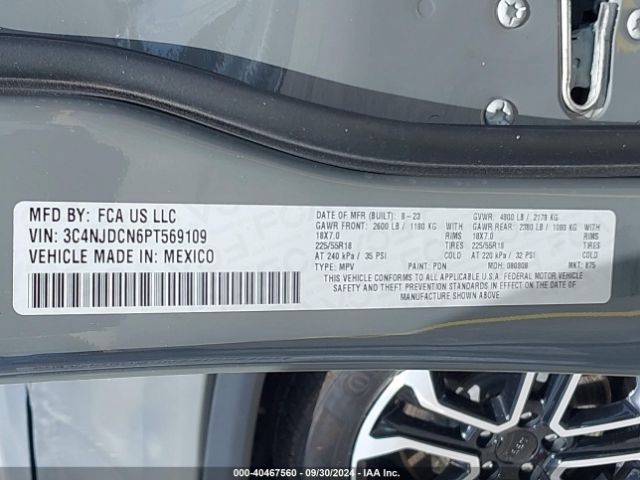 3C4NJDCN6PT569109 Jeep Compass Limited 4x4