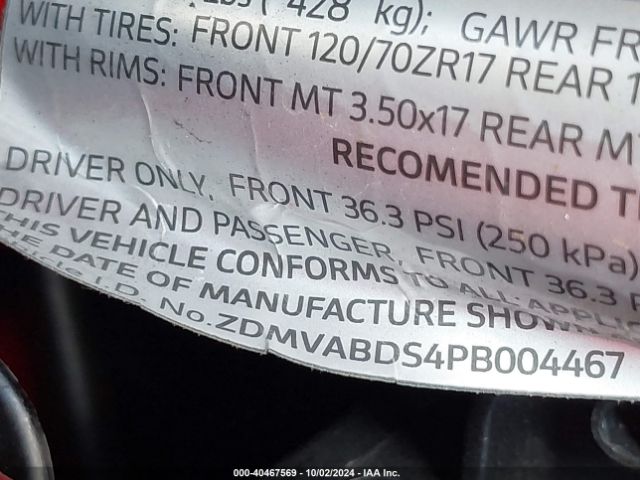 2023 DUCATI SUPERSPORT ZDMVABDS4PB004467 Photo 9