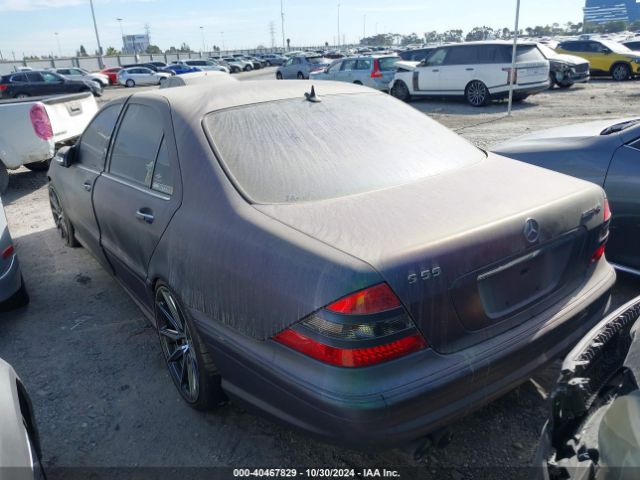 2003 MERCEDES-BENZ S 55 AMG WDBNG74J43A370667 Photo 2