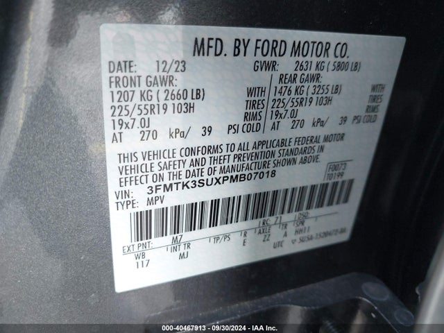 Ford Mustang Mach-e Premium 2023 3FMTK3SUXPMB07018 Image 9