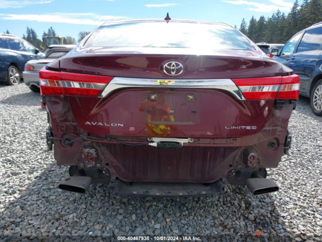 4T1BK1EB7FU183302 Toyota AVALON LIMITED