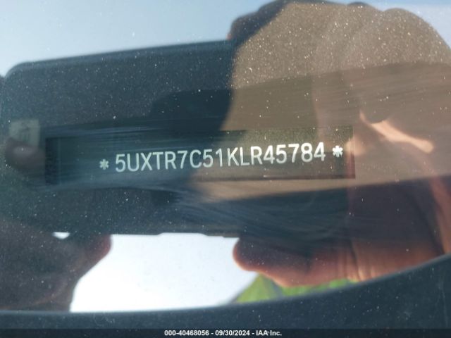 5UXTR7C51KLR45784 BMW X3 Sdrive30i