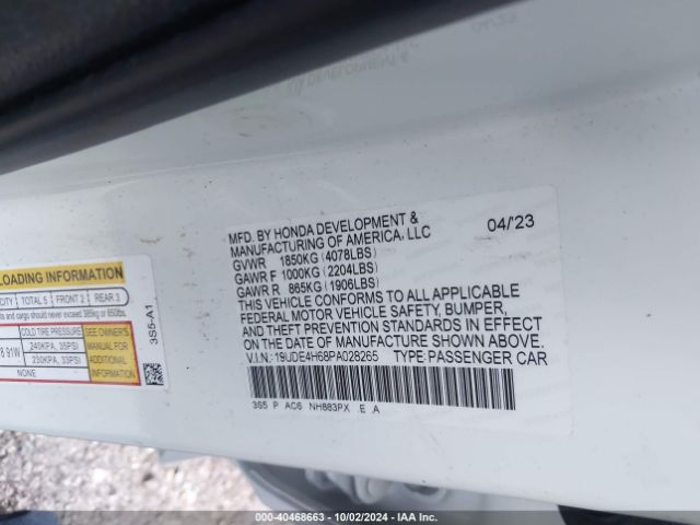 19UDE4H68PA028265 Acura Integra A-spec W/ Technology