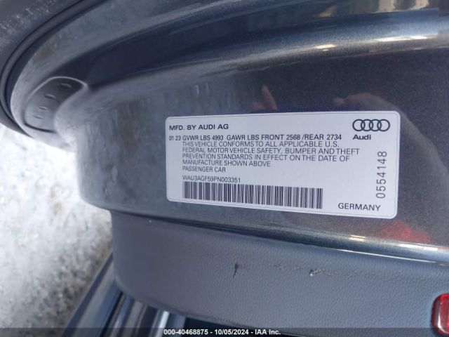 2023 AUDI A5 CABRIOLET WAU3AGF59PN003351 Photo 8