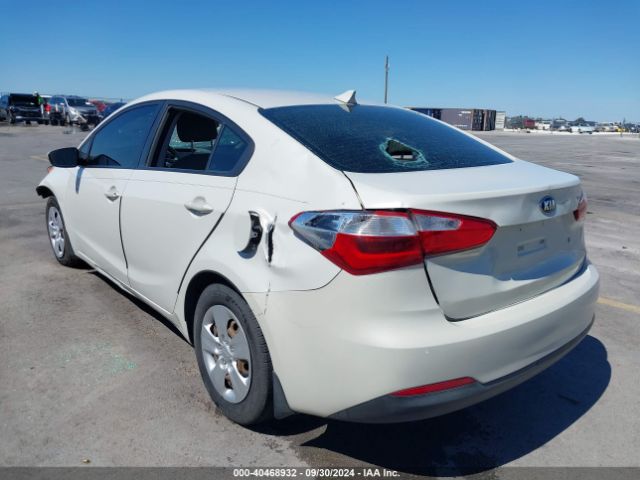 KNAFK4A69F5375523 KIA FORTE LX