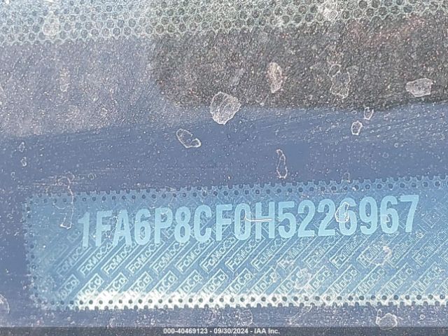 1FA6P8CF0H5226967 Ford Mustang Gt Premium