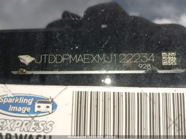 JTDDPMAEXMJ122234 Toyota COROLLA L