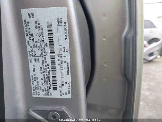 Ford ESCAPE SE 2018 1FMCU0GDXJUD25819 Image 9