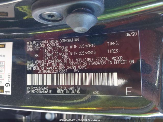 JTJGARBZ2L2175867 Lexus NX 300
