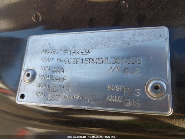 6G3F15RW5HL301632 Chevrolet SS