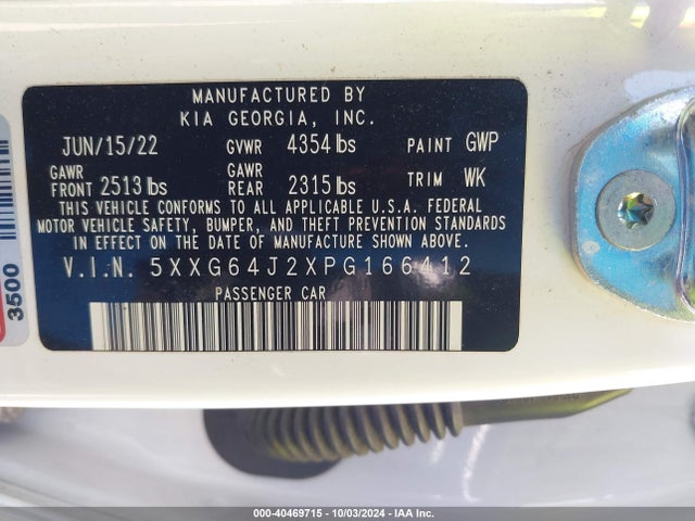 KIA K5 Gt-line 2023 5XXG64J2XPG166412 Image 9