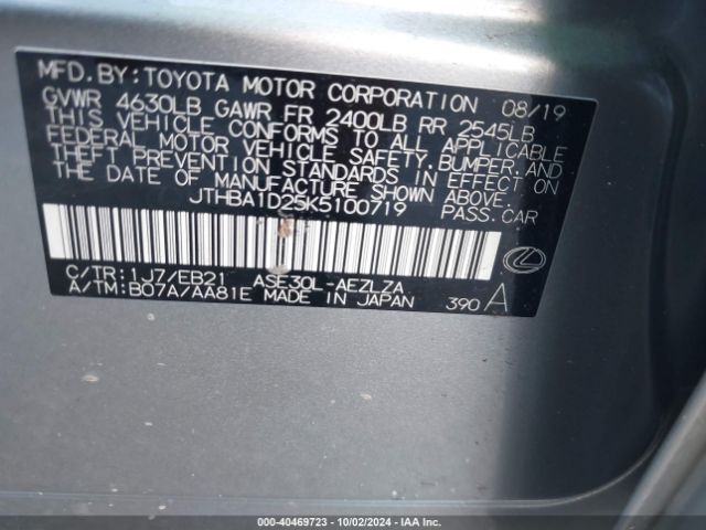 JTHBA1D25K5100719 Lexus IS 300