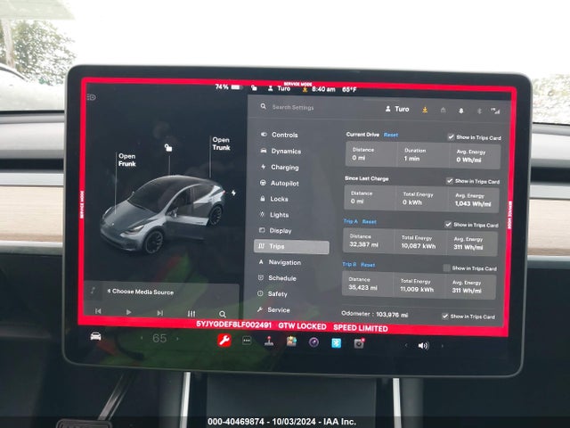 2020 TESLA MODEL Y 5YJYGDEF8LF002491 Photo 6
