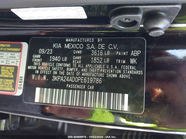 KIA RIO LX 2023 3KPA24AD0PE619786 Image 9