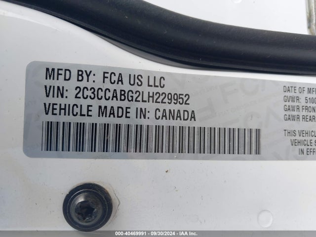 Chrysler 300 300s 2020 2C3CCABG2LH229952 Image 9
