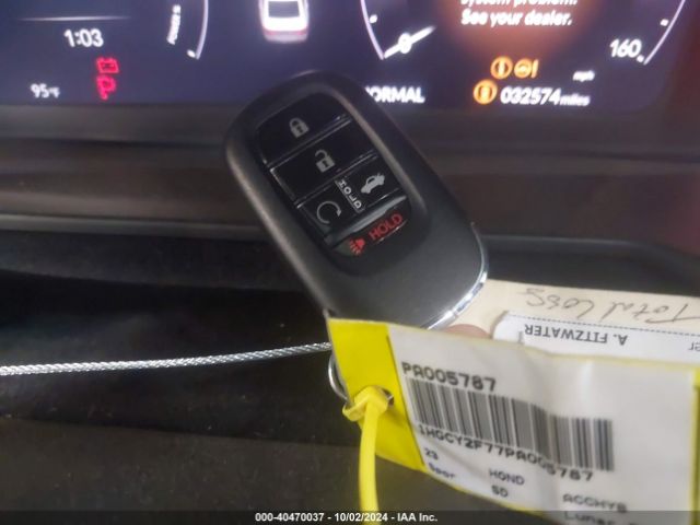 1HGCY2F77PA005787 Honda Accord Hybrid Sport-l