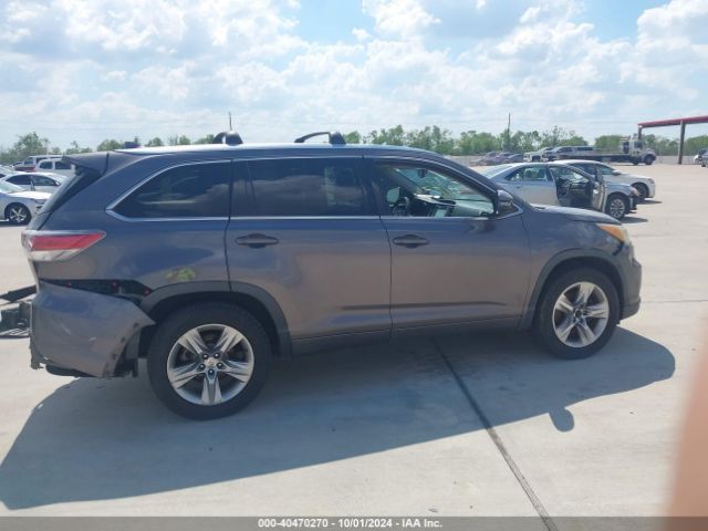 5TDYKRFH4FS061002 Toyota Highlander Limited V6