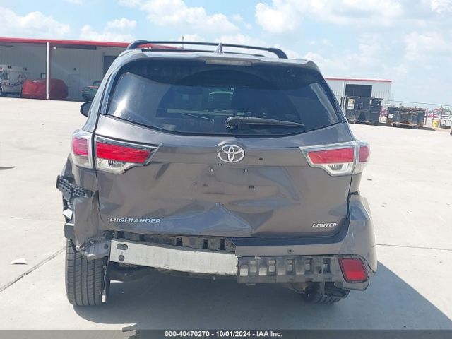 5TDYKRFH4FS061002 Toyota Highlander Limited V6
