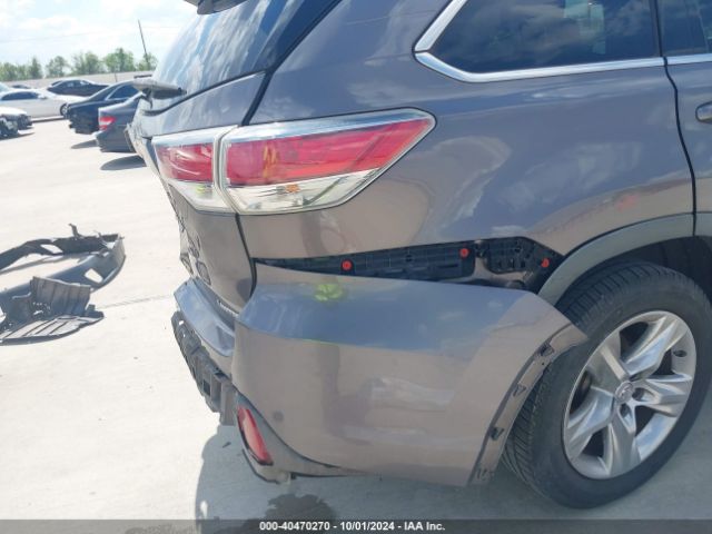 5TDYKRFH4FS061002 Toyota Highlander Limited V6