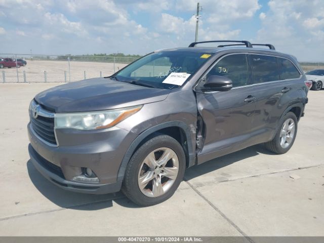 5TDYKRFH4FS061002 Toyota Highlander Limited V6