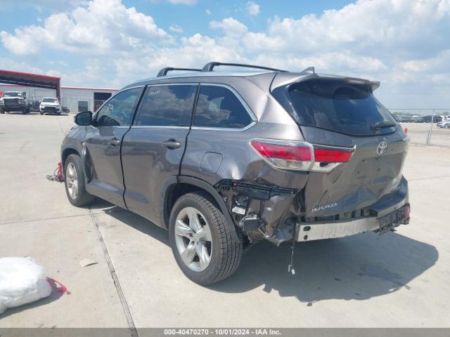 5TDYKRFH4FS061002 Toyota Highlander Limited V6
