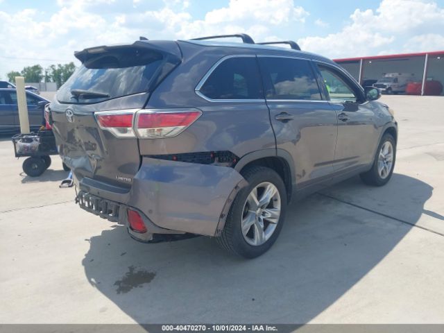 5TDYKRFH4FS061002 Toyota Highlander Limited V6