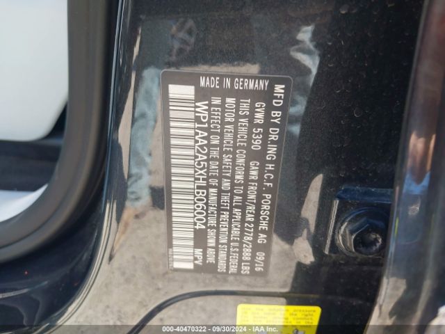 WP1AA2A5XHLB06004 Porsche Macan