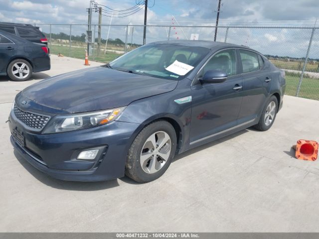 KNAGM4AD2E5067430 KIA Optima Hybrid Lx