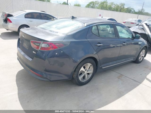 KNAGM4AD2E5067430 KIA Optima Hybrid Lx