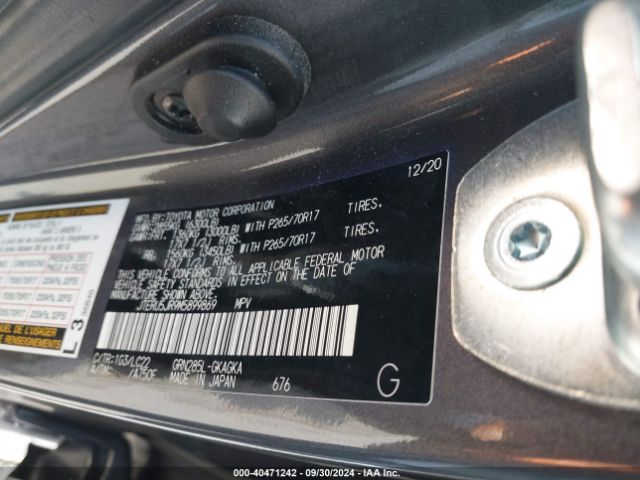 JTERU5JR9M5899869 Toyota 4runner Trd Off Road Premium