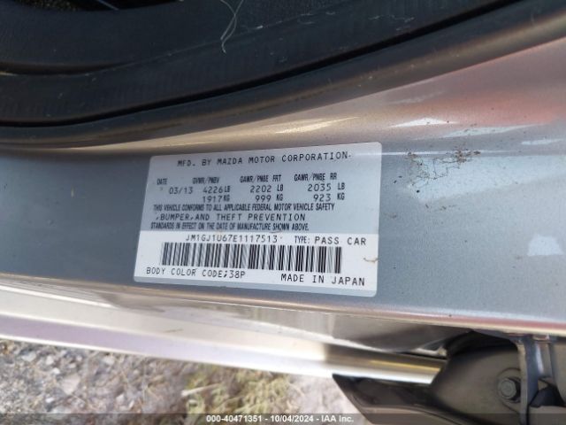 JM1GJ1U67E1117513 Mazda Mazda6 I Sport
