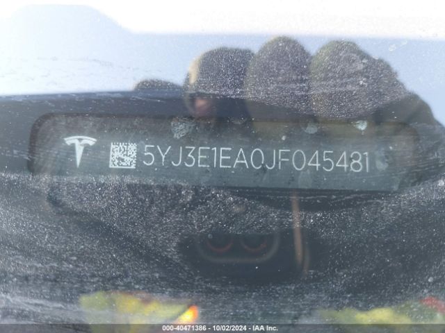5YJ3E1EA0JF045481 Tesla Model 3 Long Range/mid Range