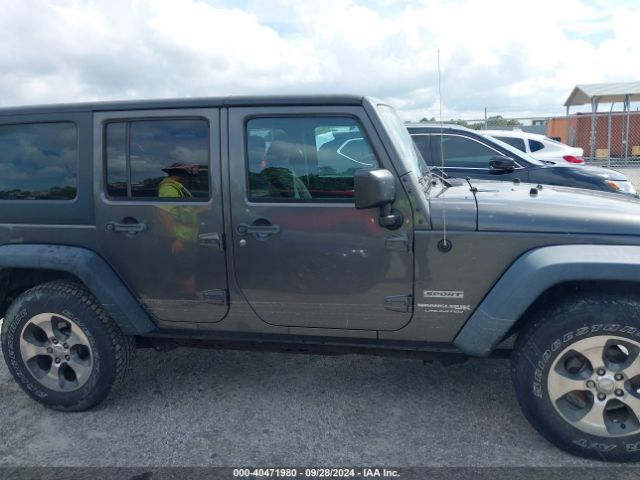 1C4BJWDG7JL806465 Jeep Wrangler Jk Unlimited Sport S 4x4
